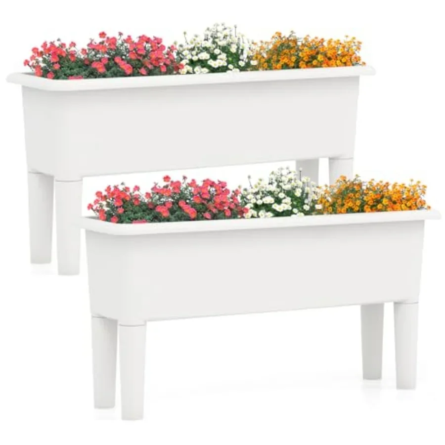Self-Watering Planter - Verhoogde plantenbakken voor buiten, set van