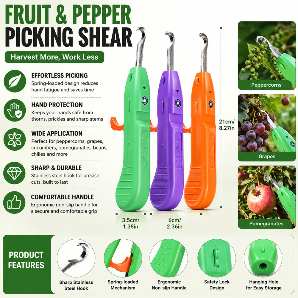 Fruit- en groenteplukker, mult - Gardening Tools Vegetables recensie en prijs